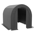 Outsunny - Remise de rangement extérieure, remise à vélo en acier galvanisé-Tente de rangement spacieuse pour votre vélo, votre moto ou vos outils de jardinage 