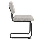 Modway Parity Boucle Dining Side Chairs - Black/Taupe - 2 Pack-Weight Capacity: 330 lbs.