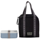 Renwick Lunch Bag and Bento Set - Black-Bento box included