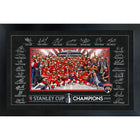 Florida Panthers Stanley Cup 2025 Replica Signature Celebration Frame - Framed Print - 35" x 23"-Premium print framed