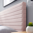 Modway Tranquil Twin Headboard - Pink-Stain-Resistant Fabric