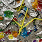 TerraCycle Drink Pouches - Zero Waste Box - Large-What is included: Durable colour-printed collection box with internal liner, pre-paid UPS return shipping label, and recycling of collected waste