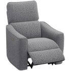 HOMCOM Power Recliner with USB Ports - Dark Grey-20.5" (52 cm) generous seat with high-density foam ensures supportive comfort
