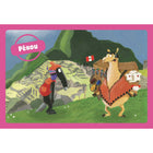 Auzou Game Le Loup Travel the World-Dice and figurine