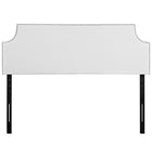 Modway Laura Upholstered Vinyl Queen Headboard - White-Particleboard Panel