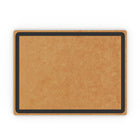 Minimal 23.6" Paper Fiber Cutting Board-Reversible design with juice groove for easy prep.