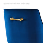 Modway - Discern Performance Velvet Tabouret de comptoir - Marine-Capacité de poids du banc : 330 lb