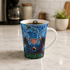 Oscardo Breath of Life by Leah Dorion Porcelain Mug - 295ml-Stackable Mug Feature - Optimized for easy storage and space saving organization