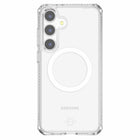 ITSKINS Hybrid_R Clear Case Compatible with MagSafe for Galaxy S25 - Transparent-3M / 10FT drop tested