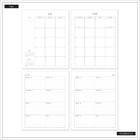 The Happy Planner - Planificateur daté Organized format classique 2026–2027 à dos carré souple - 9-13/16 po x 8-11/16 po - Douce fraise-S’harmonise parfaitement avec les autres articles de la collection Sweet Strawberry 