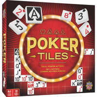 Masterpieces Puzzle Company Poker Tiles Board Game-AGE: 12+