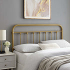 Modway Sage Metal Full Headboard - Gold-Powder Coated Iron Construction