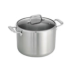 Tramontina - Marmite couverte en acier inoxydable à 3 couches de 8 Qt-Idéal pour les cuisiniers amateurs et professionnels