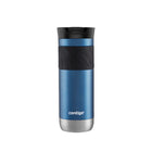 Contigo - Tasse de voyage en acier inoxydable Byron 2.0 - 591 mL - maïs bleu-Étanchéité : Un Couvercle Étanche (Une Fois Fermé) Pour Plus De Commodité Lors Des Déplacements