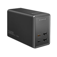 j5Create 26800mAh PD 100W 4-Ports Power Bank - Black-Simultaneously charge up to 4 devices including a laptop with ease