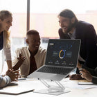 Intekview - Support pour ordinateur portable en acier avec port USB-C-9