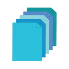 Astrobrights Colour Paper - 8.5" x 11" - Galactic Blues - 100 Pack -100 sheets
