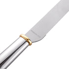 Splash 2 Piece Silver Cake Server Set-Silver