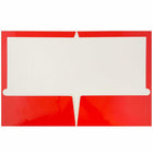JAM Paper Glossy 2-Pocket Portfolio Folder - Red - 6 Pack-Colour: Red