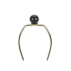 Monarch Specialties - Luminaire - 23 po H Lampe De Table - Rotin Noir - Abat-Jour Ivoire / Crème - Moderne-6