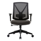 TygerClaw - Chaise de Bureau Dossier Mi-Haut en Maille Respirante avec Support Lombaire-Procure un confort crucial pour le bas du dos afin de vous aider à maintenir une bonne posture et à réduire la fatigue