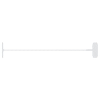Garvey 2" Standard Fastener - Clear Polypropylene - 75 Clip/5000 fasteners Pack-Clear standard fasteners for use with most standard fabrics