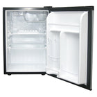 Magic Chef - Mini-réfrigérateur aspect inox de 2,6 pi³ (74,6 L)-Le compartiment congélateur permet de congeler vos petits aliments surgelés pratiques