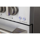 Kucht 48" KDF Series Pro Style Propane Gas Range - Stainless Steel-Liquid propane ready