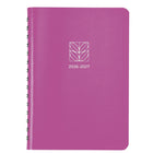 Blueline - Agenda Scolaire Hebdomadaire/Mensuel - 8 po H x 5 po l - Couleurs Assorties - Bilingue-Reliure à double spirale, couverture souple Vicuana