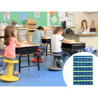 Kore Design Hanging Cell Phone 30-Pocket Storage Classroom Organizer -Black/Yellow-Space-Saving Design: Utilizes door or wall space effectively, freeing up more room in the classroom.