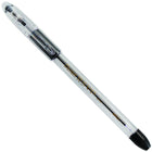 Pentel R.S.V.P. Ballpoint Pens - 1.0mm - Black - 12 Pack-Exclusive "snap-fit" cap prevents dry-out