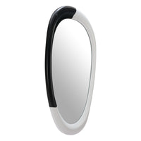 Zuo Muna Mirror - White/Black-Hangs vertically only