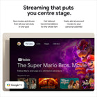 Google TV Streamer - 4K - Porcelain-Just ask for what you want: The redesigned Voice Remote is easy to use and comfortable to hold. Use your voice to find shows, get answers and control smart home devices