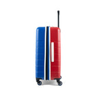 Reebok Double Dribble 26" Hardside Spinner Luggage - Blue-Zipper-release expansion system for 20% more packing space