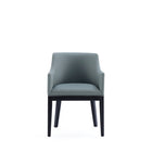 Manhattan Comfort - Lot de 2 fauteuils de salle à manger modernes Gansevoort 22,5 po en similicuir - Étain-Capacité de poids : 136 kg