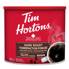 Tim Hortons Dark Roast Ground Coffee Tin - 825g-Enjoy the great taste of Tim Hortons at home
