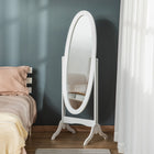 HOMCOM Full Length Mirror - 18.9" W x 57.9" H - White-Pure colour finish blends into your bedroom/bathroom/hallway with ease 