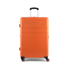 Reebok Double Dribble 30" Hardside Spinner Luggage - Orange-Telescopic trolley handle ergonomically designed for comfort and durability with multi-stage locking heights with reinforced top and side handle
