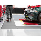 WeatherTech ComfortMat Connect Modular Anti-fatigue End Mats - Carbon Fiber - Tan - 2 Pack-Snap three Middle Pieces to two End Pieces and you have a 15-foot (4.57 m) long ComfortMat Connect