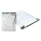Spicers - Poly Courier Bag - 14.5" W x 19" H - Self Seal - White - 250 Pack-White plastic courier bag