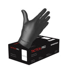 Forcefield Tactical Pro Nitrile Disposable Gloves - Black - X-Large - 100 Pack-Black nitrile powder free disposable gloves