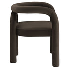 Modway Astrid Performance Velvet Dining Chair - Cocoa-Fully Assembled
