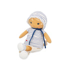 Kaloo Tendresse Eli Doll - Large-Dressed in a striped top with fish embroidery.