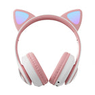 MyBat Pro Katchy Kitty Wireless Headset - Pink-Lightweight comfort: The ear cups are made of acoustically engineered memory foam that provides pillow-like softness while listening. Adjustable metal slider headband and rotatable earmuffs can easily fit any head shape. No matter whether you are doing online class, travel or workout, you’ll almost forget you’re wearing them-- even after hours of listening