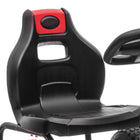 Aosom - pedal go Kart avec siège réglable, roues en caoutchouc et amortissement - rouge-Adapté à plusieurs types de sols, y compris le ciment, les routes en briques et les routes asphaltées 