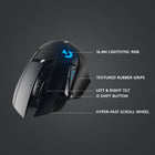 Logitech G502 HERO Wireless Gaming Mouse (910-005565)-Rubberized side grips