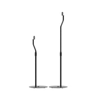 Kanto - Supports de haut-parleurs satellites réglables en hauteur - Noir-Compatible avec toutes les haut-parleurs satellites pesant jusqu'à 9 lb