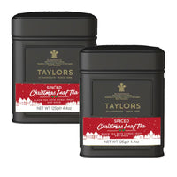 Taylors – Thé de Noël épicé en vrac, 125 g, 2/paquet-Utilisez une théière préchauffée et ajoutez une cuillère à thé par personne de thé et une cuillère supplémentaire pour la théière.