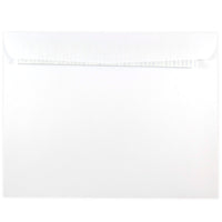 JAM Paper 9 x 12 Open End Envelopes with Peel and Seal Closure, White, 500 Pack (356828785)-White Envelope