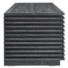 Modway Render Storage Bench - Charcoal-Safety Cutouts
